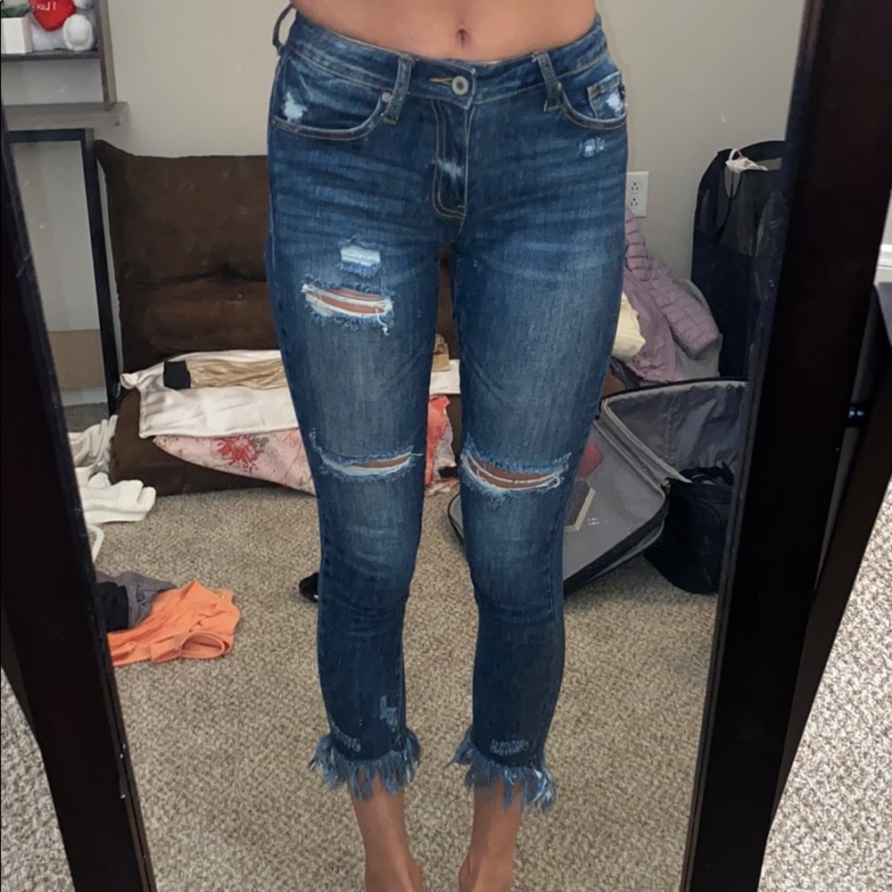 tassel jeans